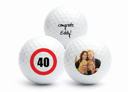 Golfballen bedrukken vanaf 3 stuks en € 1,95 bal | Golf